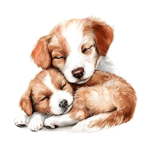 24 Dog Puppy Clipart, Puppy Dog Love, Cute Dog Lover Gift, Dog Wall Art, High Quality JPGs, Digital Download, Paper Craft, Junk Journal S851