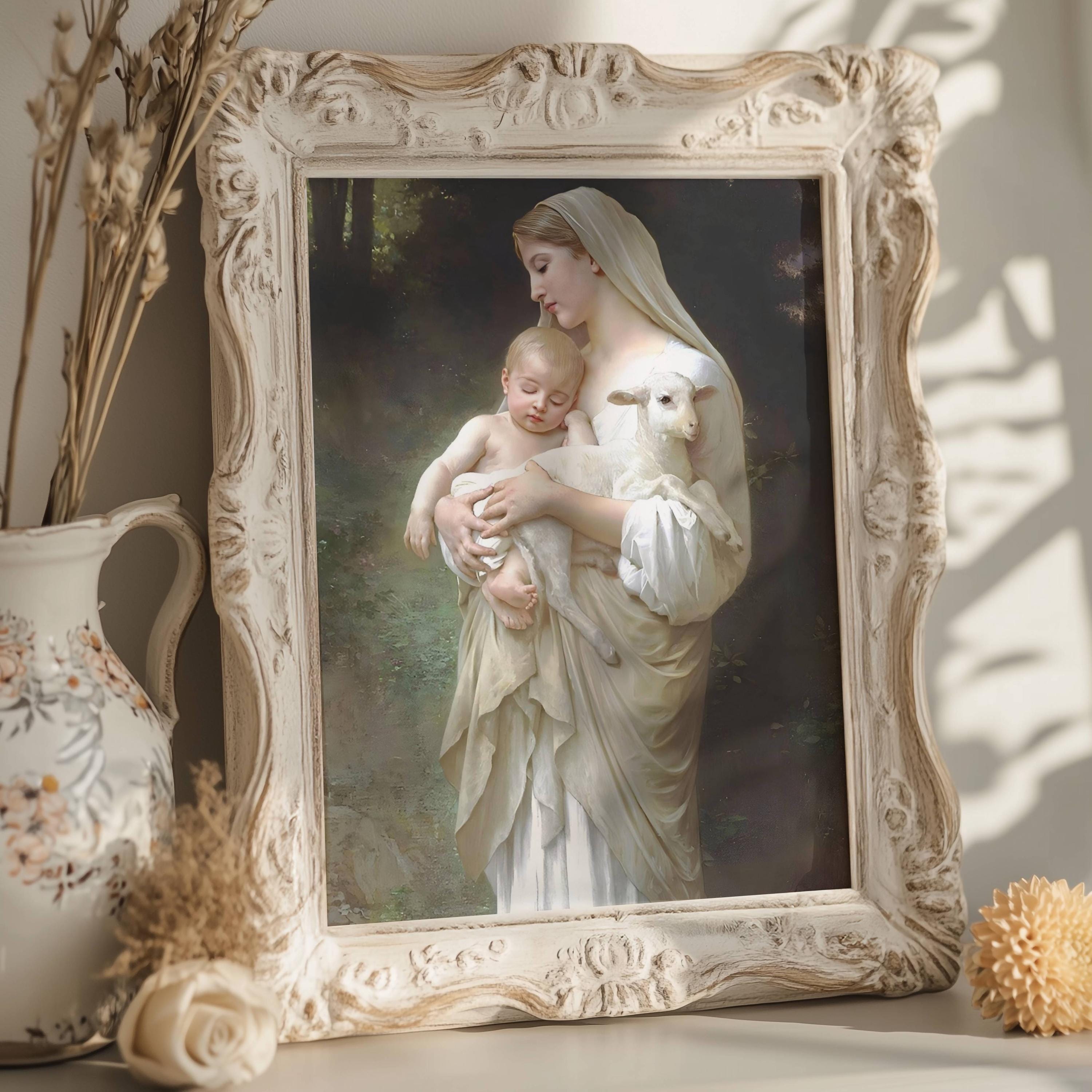L'innocence Vintage Painting Instant Download Printable of the