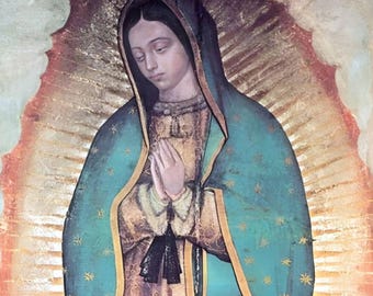 Original Our Lady Of Guadalupe Tilma Whole Image High Resolution Digital Download