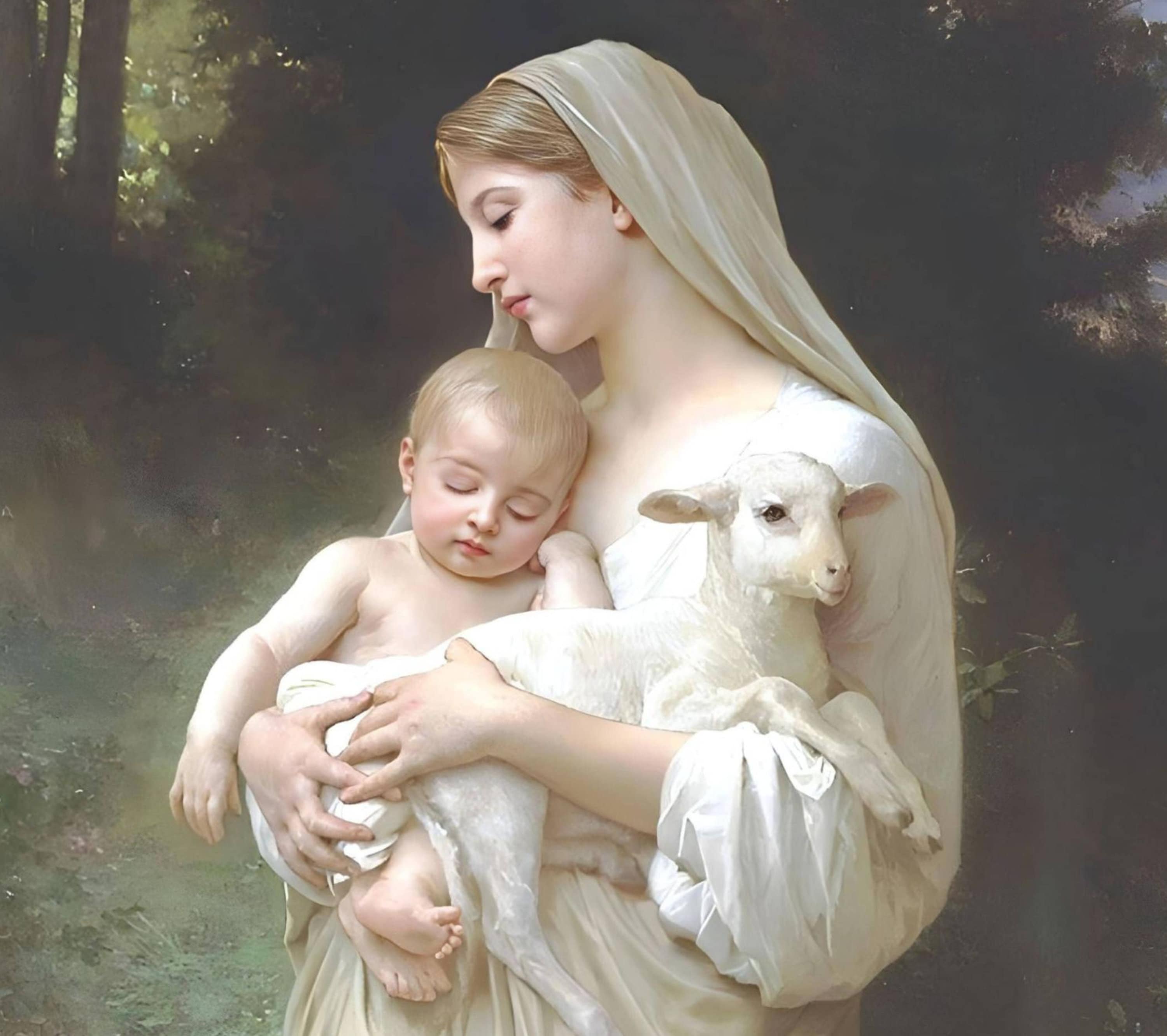 L'innocence Vintage Painting Instant Download Printable of the