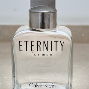 Rara Eternità da uomo gigante alta 24 cm di Calvin Klein Profumo Bottiglia (vuota)
