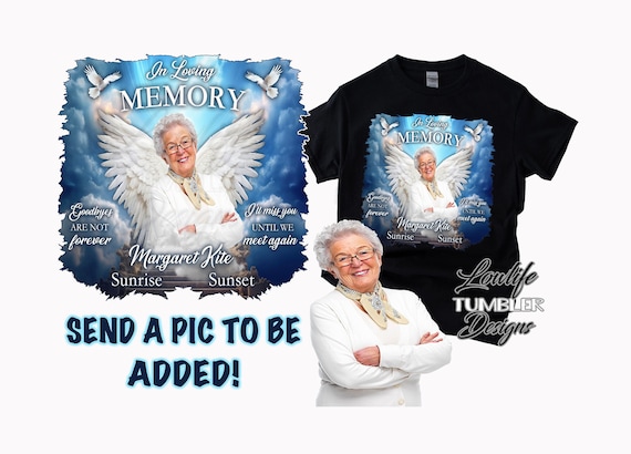 In loving memory png, heaven's stairway, memorial png, memorial shirt, in memory of, in memory of shirt, funeral, rememberance, rip png