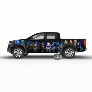 Horror Lackierung Design - Autowrap, Motorsport Lackierung, Drift Lackierung Design, Teilweise Autowrap, LKW-Wrap, Digitale Datei