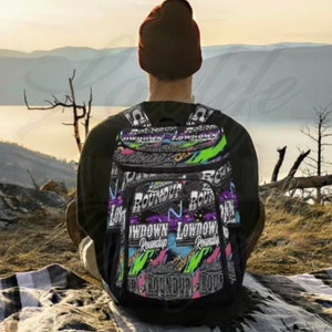 Custom backpack cooler, custom cooler, custom lunch bag, custom picnic bag, lowrider, minitruck, cooler, insulated bag, personalized bag