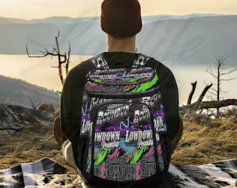 Custom backpack cooler, custom cooler, custom lunch bag, custom picnic bag, lowrider, minitruck, cooler, insulated bag, personalized bag