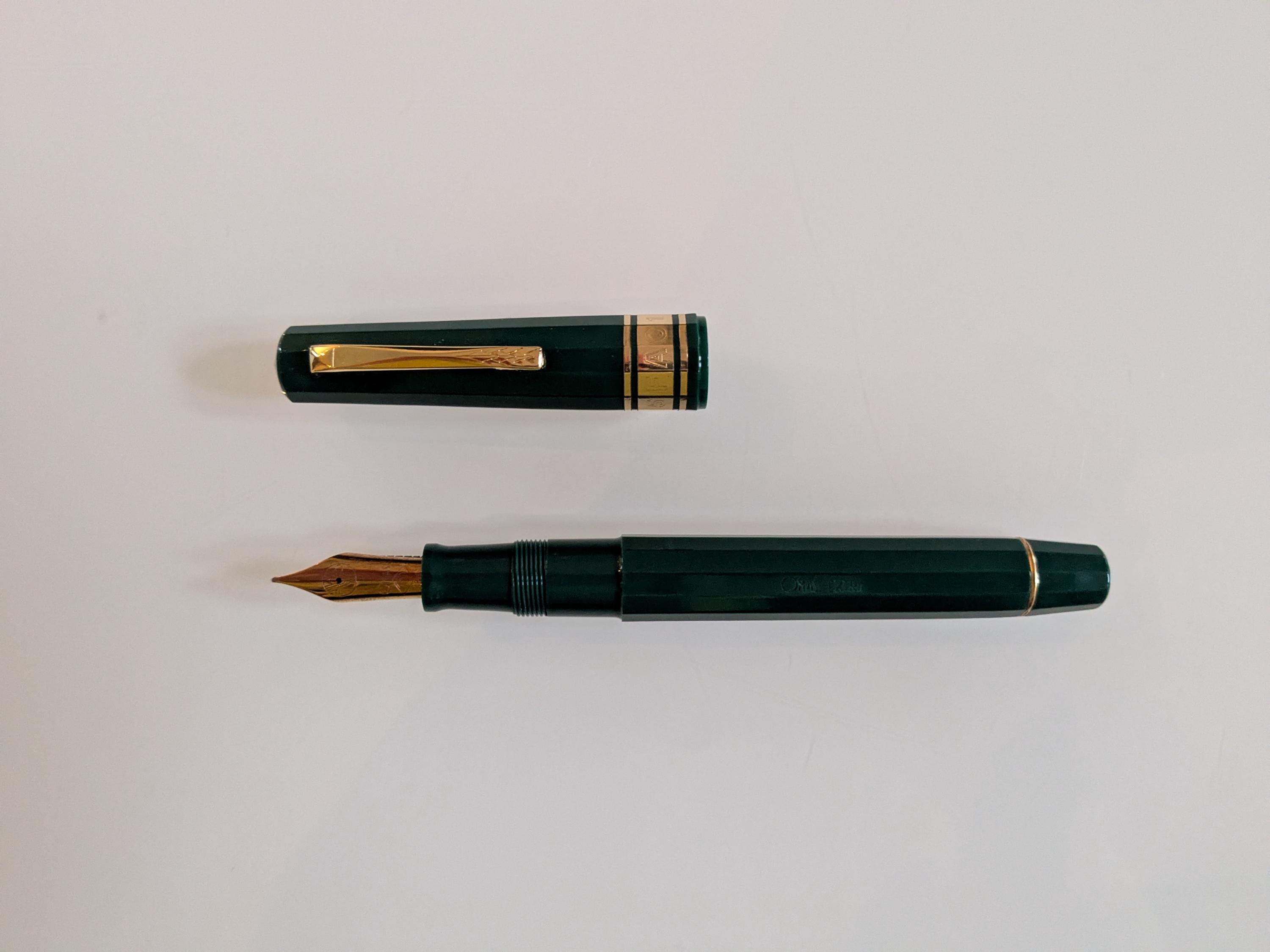 Stylo Plume Omas Édition Bibliothèque Nationale - Plume Or 18 Carats Massif - Pièce Rare
