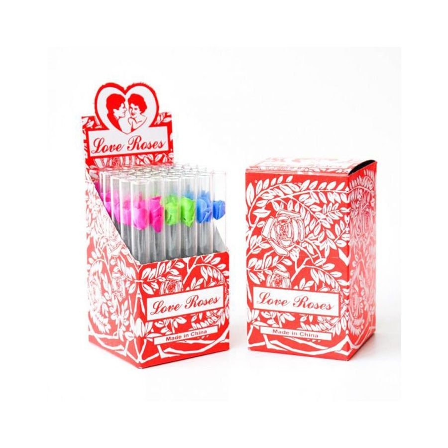 Love Roses Tube & Flowers 36 / Box - Etsy