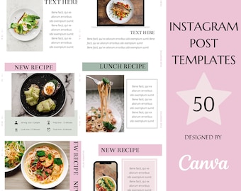 REZEPT Social Media Post, Mahlzeiten Instagram Posts, Marketing, Essen Rezepte, Rezept ebook, Food Blog, Mahlzeiten Social Media, Rezept Instagram Post