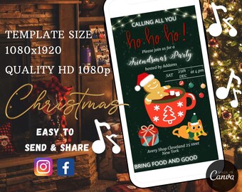 Friendsmas Party Video Uitnodiging, Digitale Kerstfeest Uitnodigen, Friendsmas Grappige Uitnodigen, Kerst Video Uitnodiging, Uitnodigen met Muziek