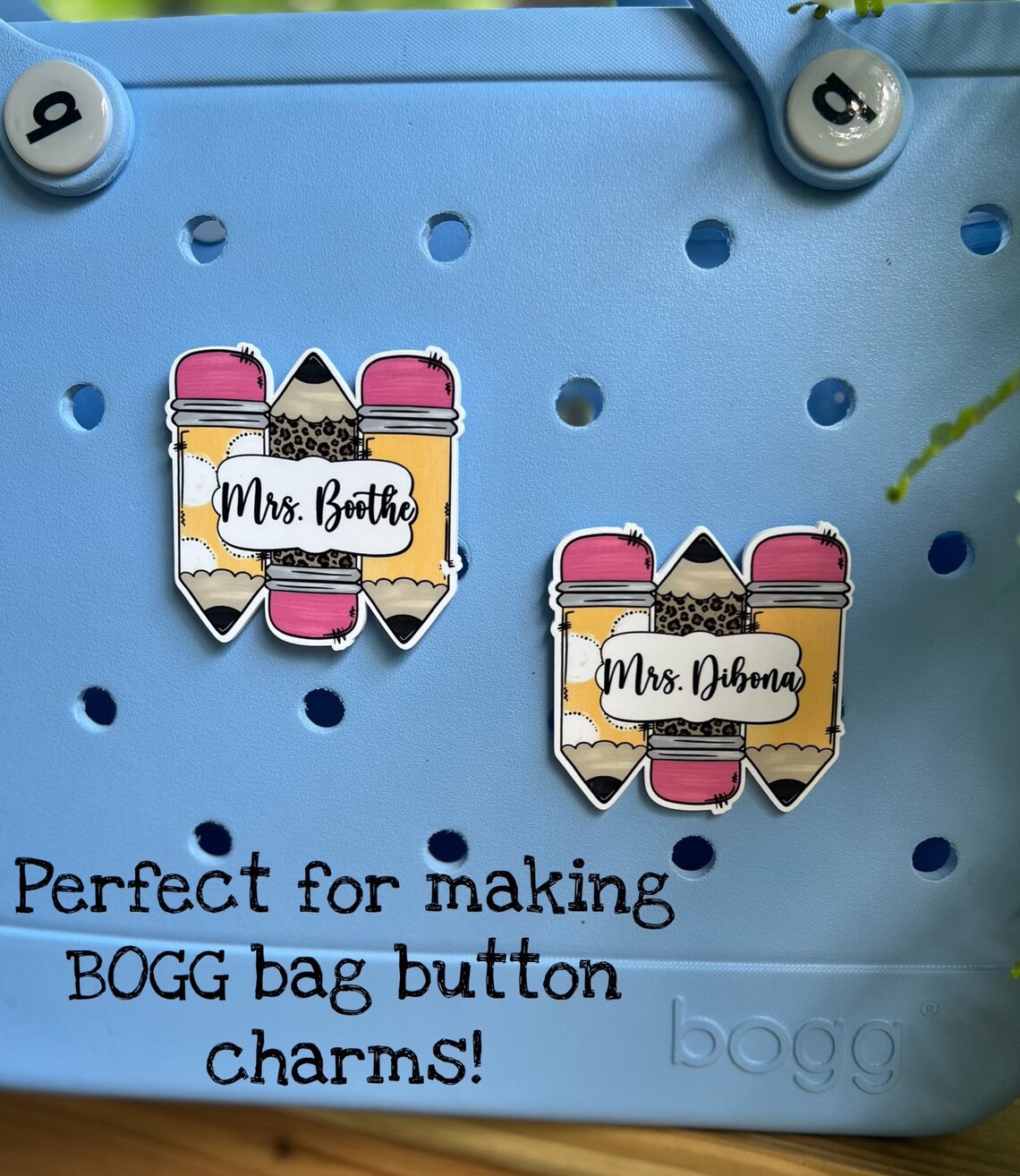 BOGG Bag Charm Button Backs DIY Pop in Buttons for Simply Etsy
