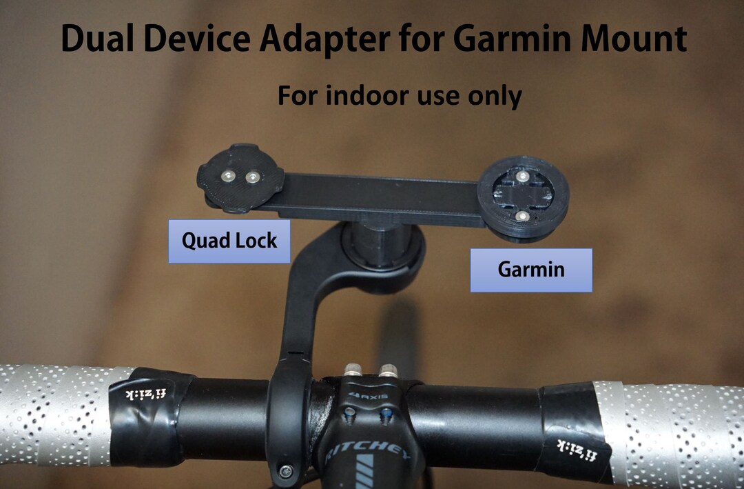 Garmin to Quadlock and Garmin Dual Device Mount for Indoor Etsy UK