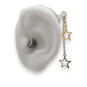 Gold Star Hearing Aid Pendant