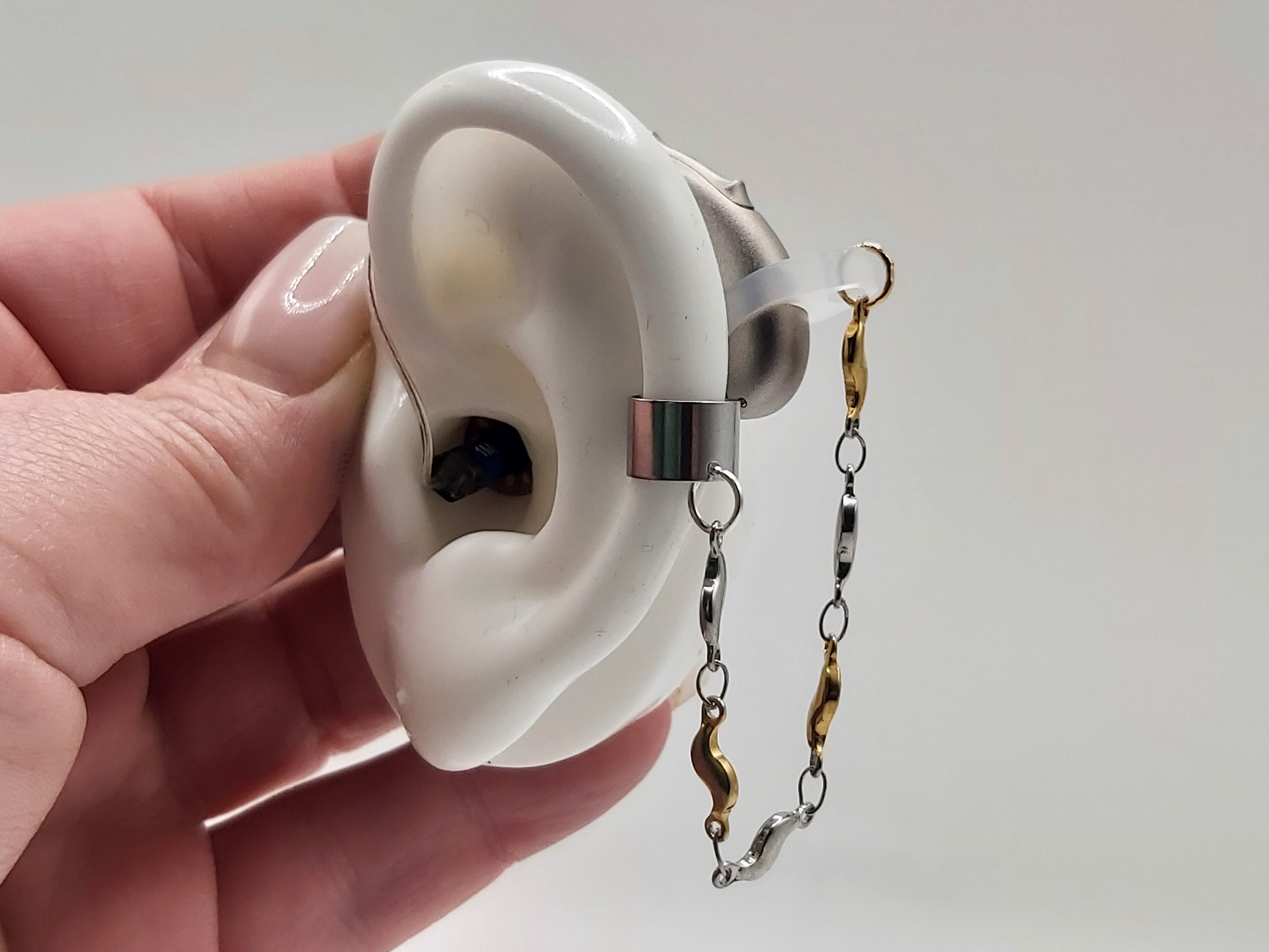 Hearing aid jewelry - Deafmeal makes stylish safety rings and holsters