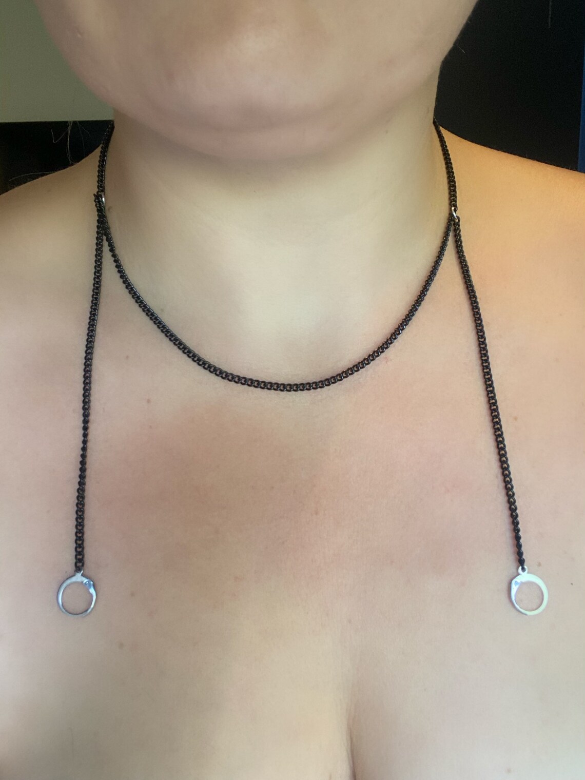 Black Necklace Loop Earplugs Sensory Jewelry ADHD Autism Etsy UK