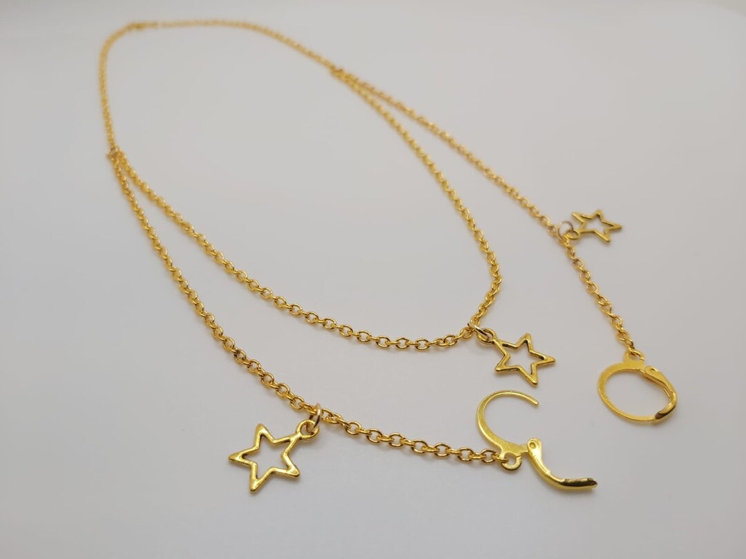 Gold Star Necklace for Loop Earplugs, Sensory Jewelry, ADHD Autism