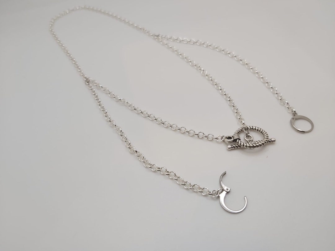 Chunky Necklace for Loop Earplugs, Sensory Jewelry, ADHD and Autism