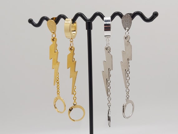 Chain Ear Cuffs for Loop Earplugs, Sensory Earrings, Earplug
