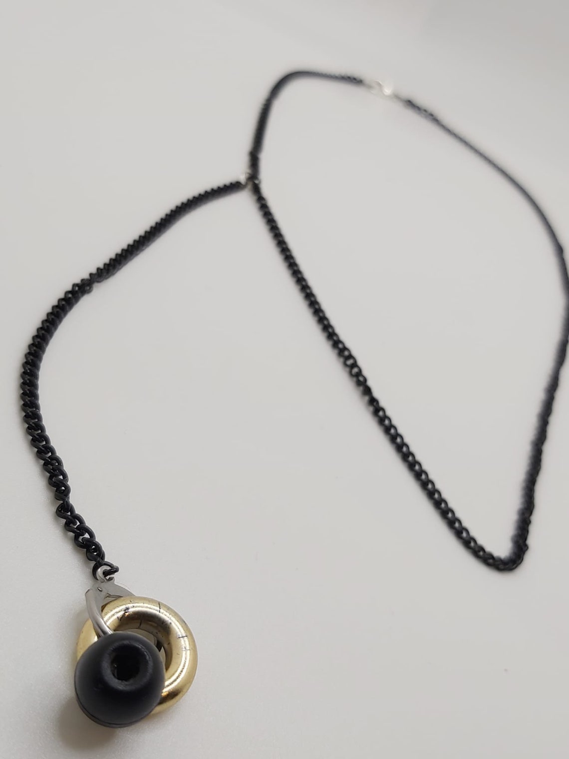 Black Necklace Loop Earplugs Sensory Jewelry ADHD Autism Etsy UK