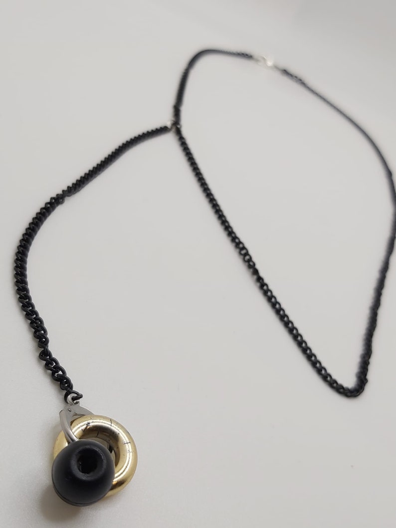 Black Necklace Loop Earplugs Sensory Jewelry ADHD Autism Etsy UK
