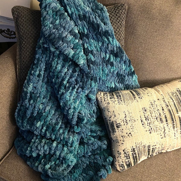 Seafoam Green Throw Blanket Etsy
