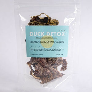Duck Flower Detox Flor De Pato, Alkaline Herbal Cleanse// 100