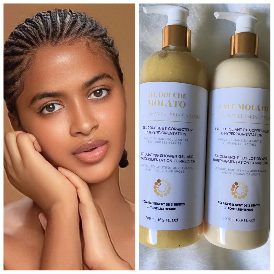 KIT LAIT ET Gel Douche Molato Teint Caramel Correcteur Etsy