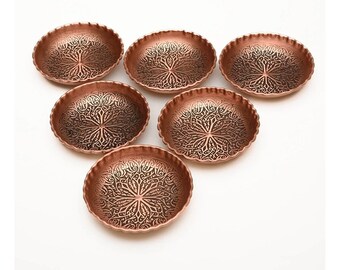 Juego de galletas de cobre (conjunto de 6)