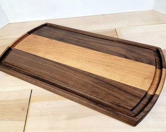 Handmade Walnut and Cherry Cutting Board