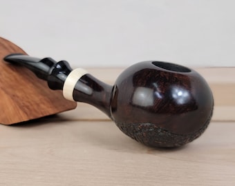 Bent Tomato Pipe Smooth/Rusticated