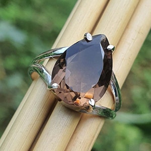 Smoky Topaz Ring Etsy