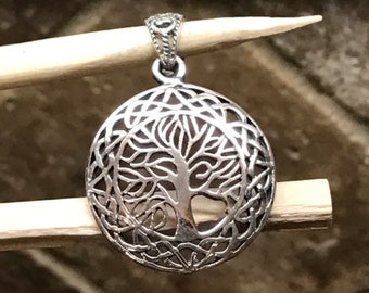 World Tree of Life Pendant 925 Sterling Silver Yggdrasil Pendant Norse Mythology Tree of Life Necklace Jewelry Viking Jewelry Gift for Him