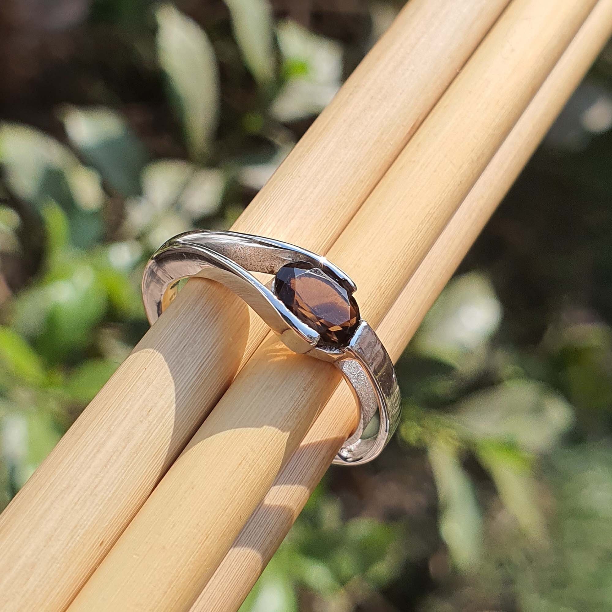 BROWN QUARTZ RING – SHITIKA STUDIOS