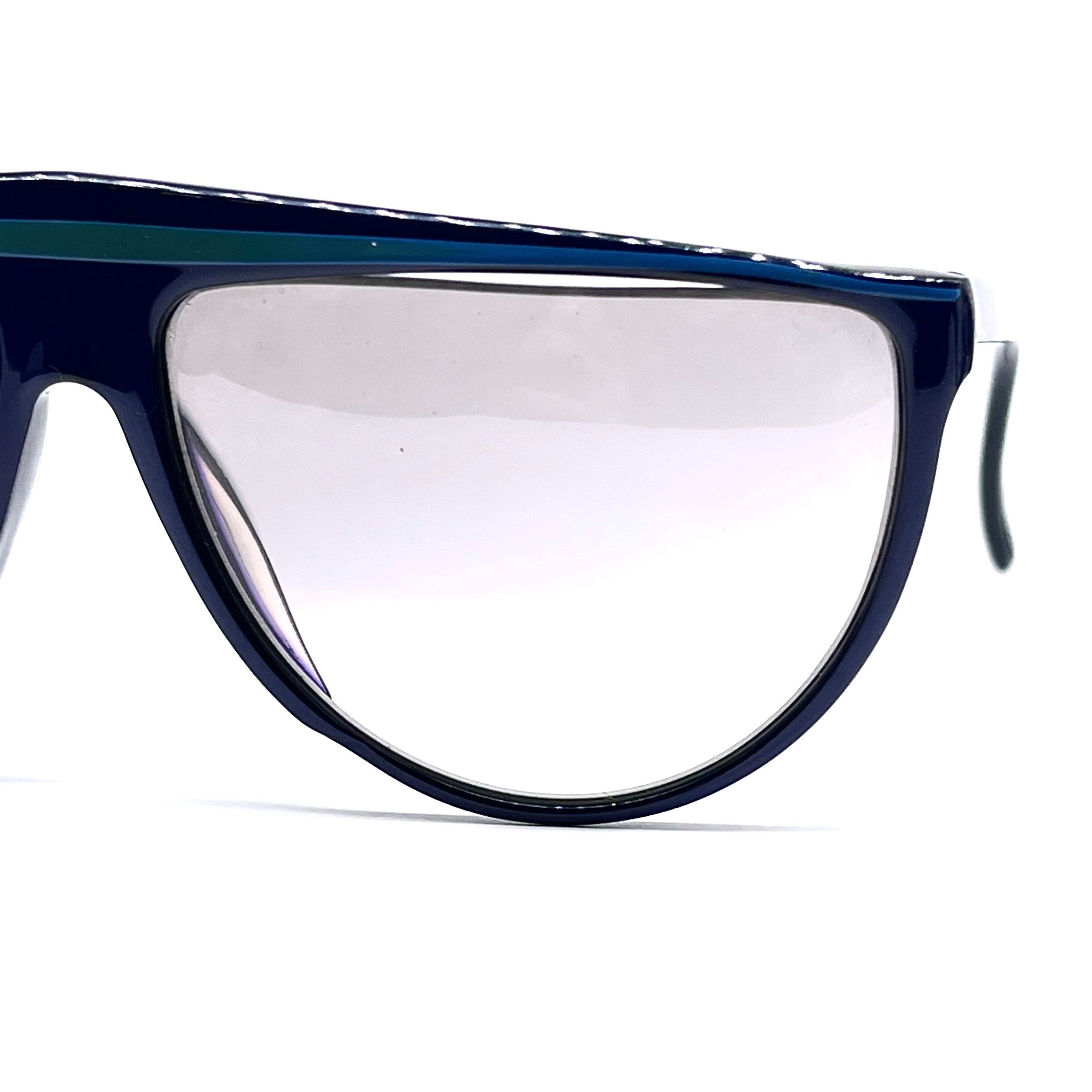 VERSACE Gianni Versace Blue Plastic Oversized Sunglasses Gianni Versace M T75 C 852 main image 2