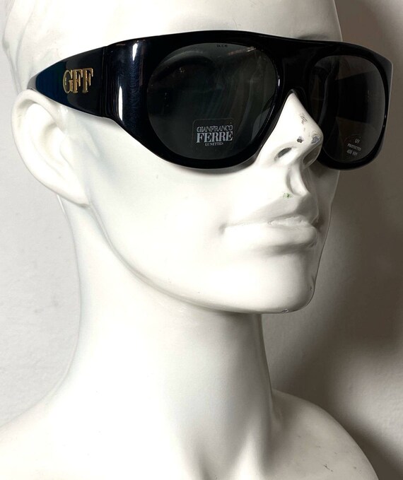 Gianfranco Ferrè GFF 111/S Polished Flat Top Mask Oversized