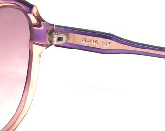 Lanvin Paris SLB 16 147 Clear Purple Frame Luxury Oversize