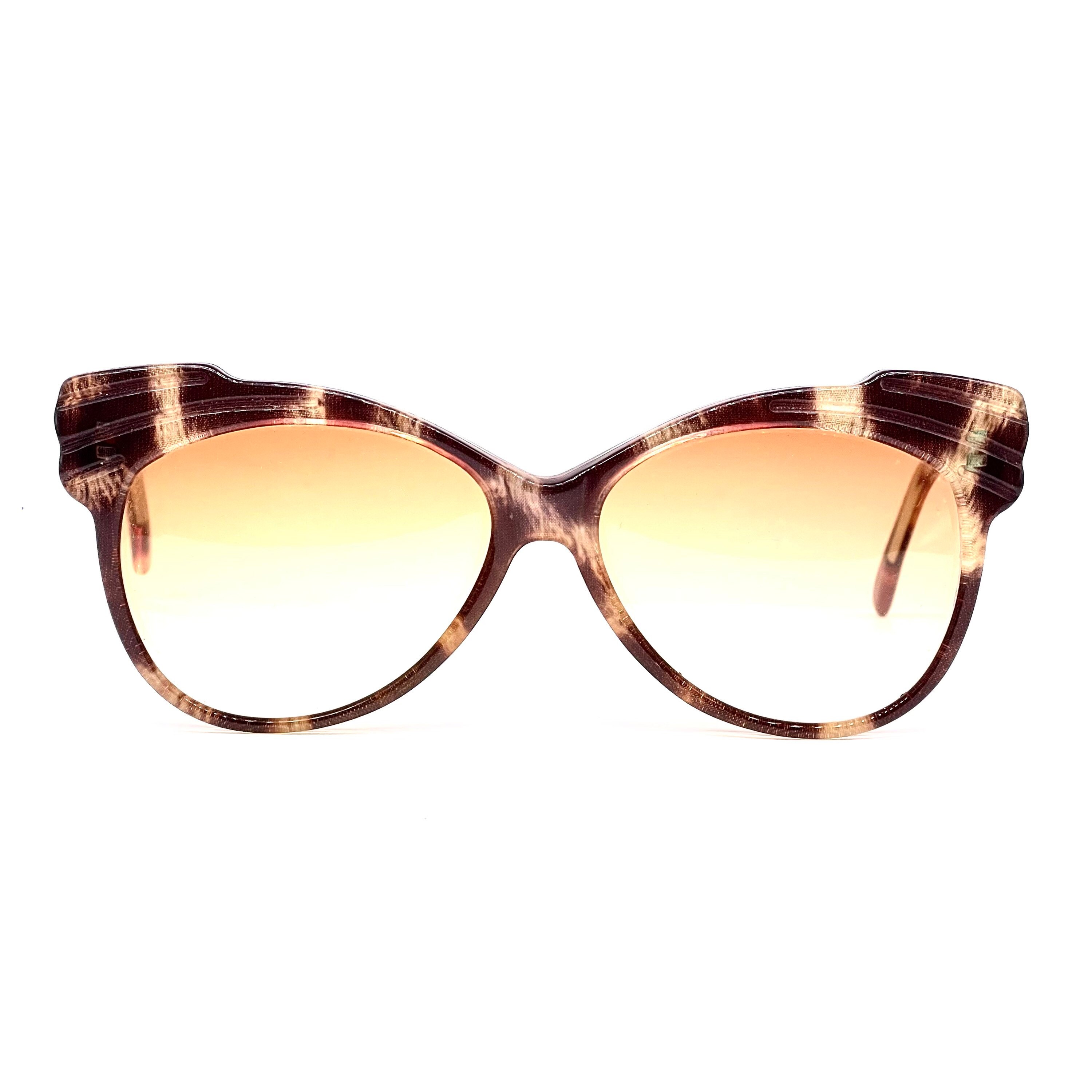 Yvan Et Marzia Butterfly Tortoise Cateye Sunglasses Carved 