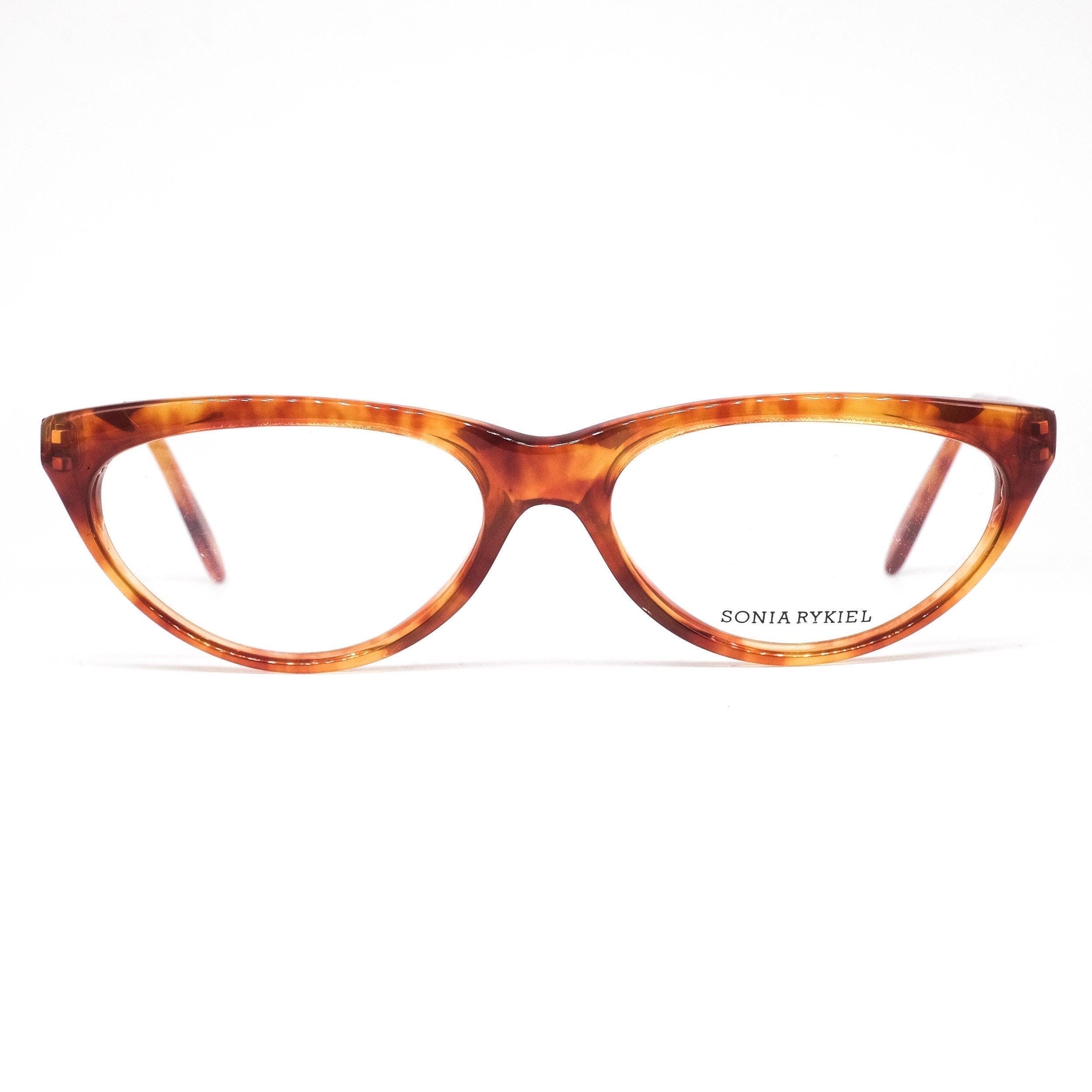 Monture De Lunettes SONIA RYKIEL Réf. 7220 - Acétate Violet - Fait Main - Très Bon état