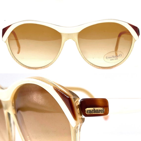 Cacharel vintage sunglasses made in France NOS 80s - image 1