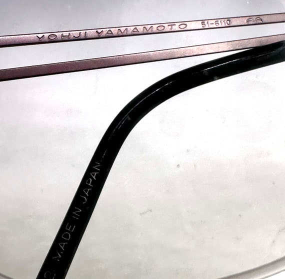 Yohji yamamoto 51-6110 square steampunk sunglasse… - image 9