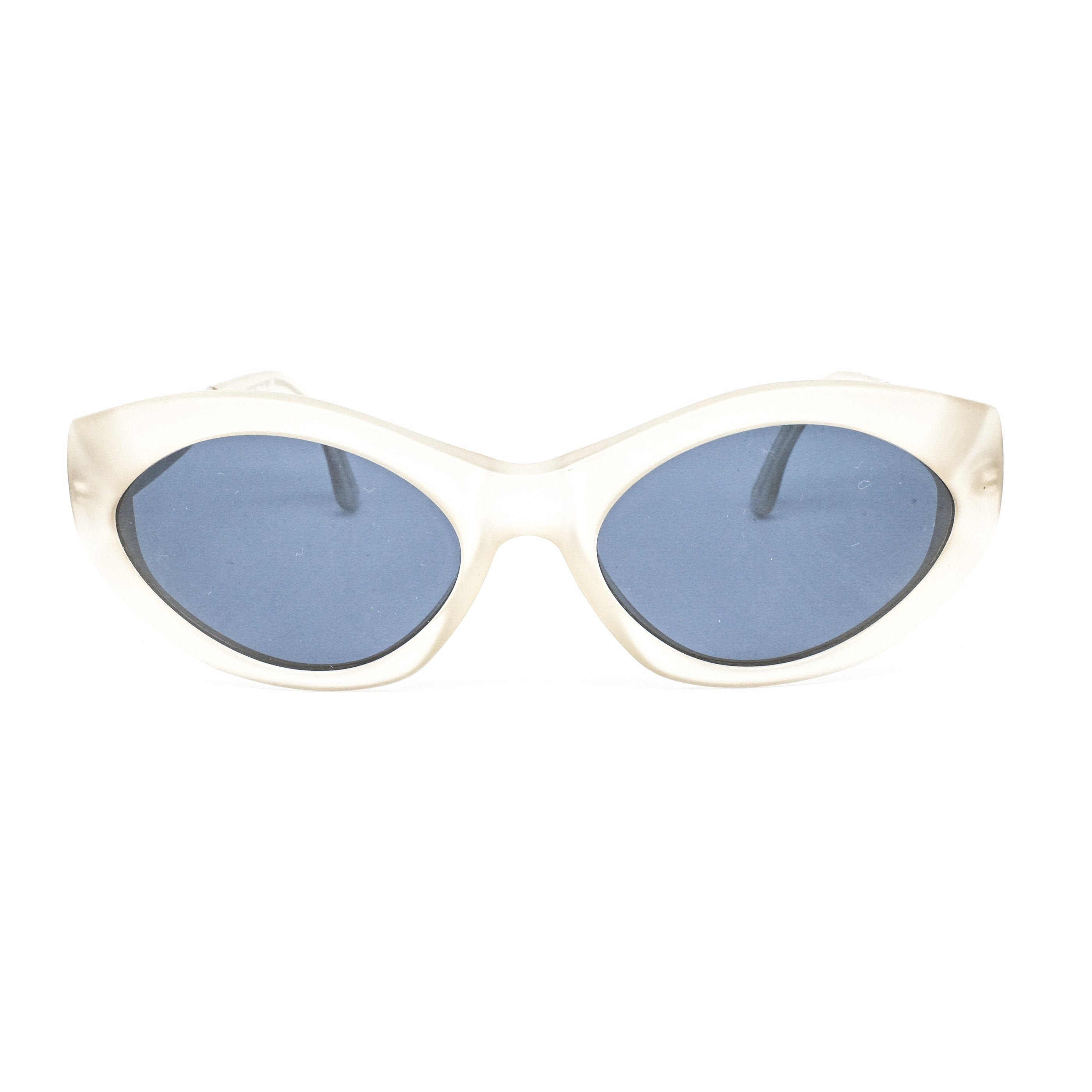 Fendi vintage sunglasses, made in Italy, RARE, 1990S FF logo frosted grey FF Squared Gray | Fendi main image 4