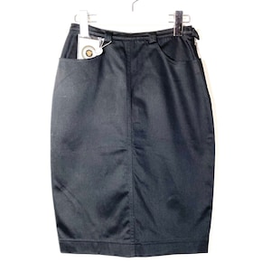 Versace Jeans Couture 90s NWT black cotton/ elasthane skirt, in mint condition sz 26/40