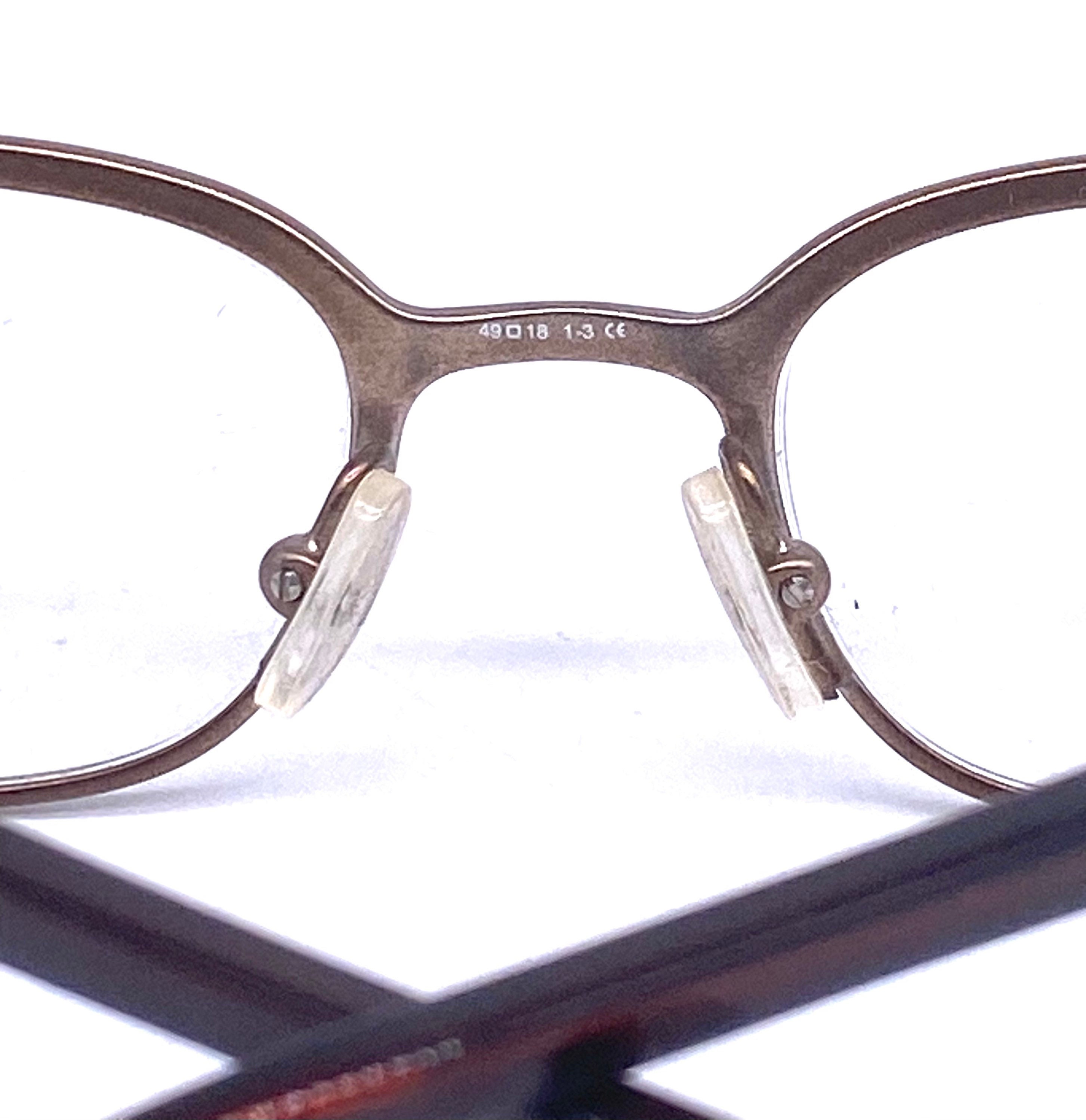 Gucci GG1647 Satin Copper Rectangular Minimalist Frames Made in 
