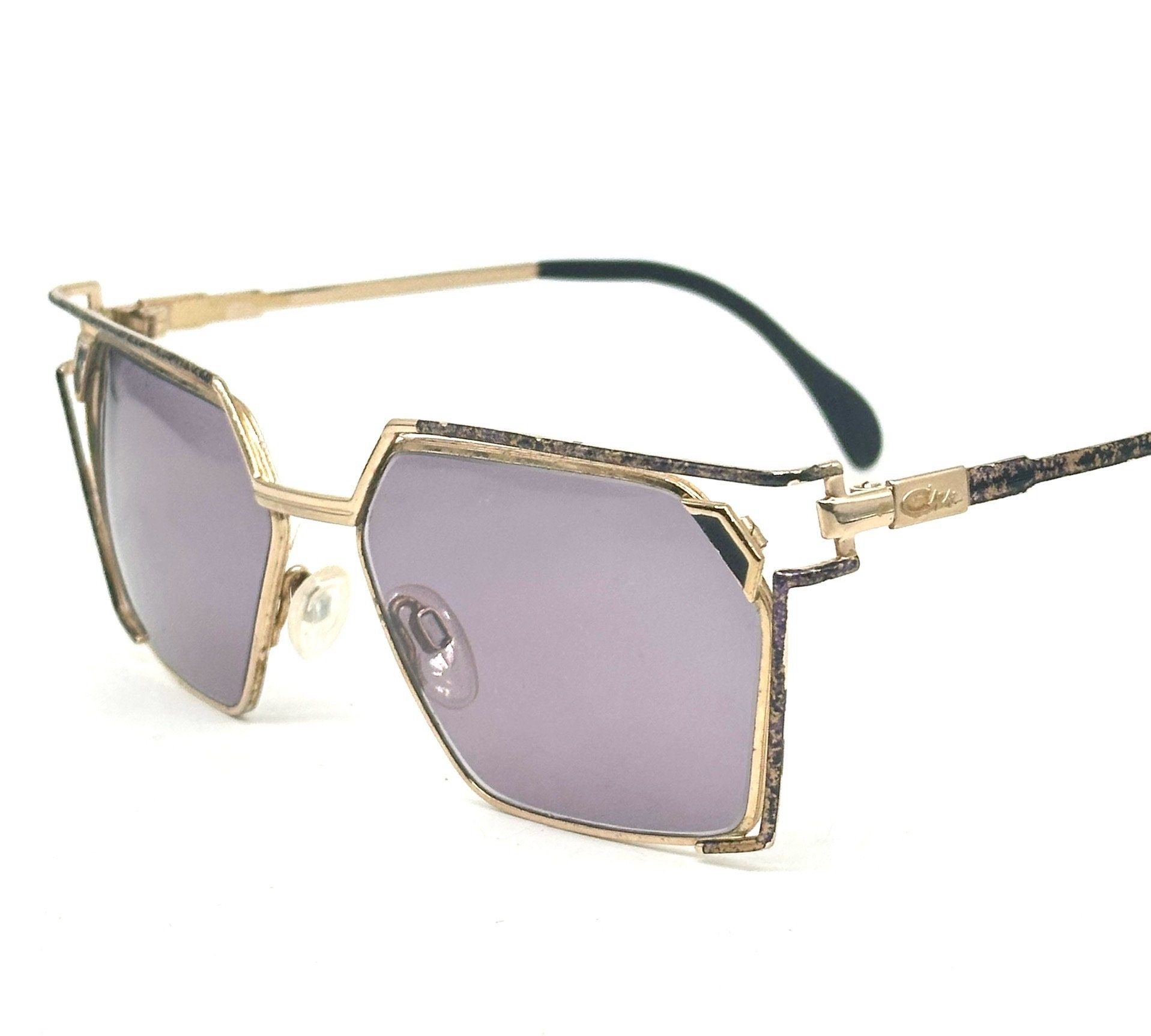 Cazal 80s Unisex Square Oversized Sunglasses Made in West  display picture 2
