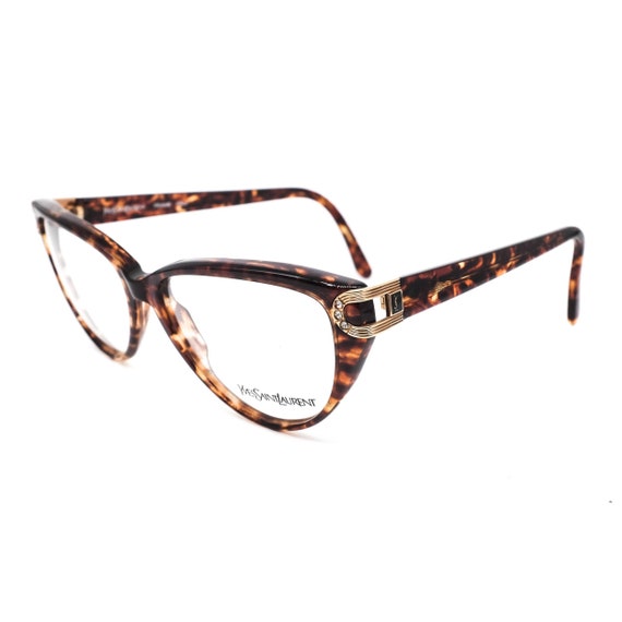 YSL Saint Laurent  5006 brown tortoise acetate ca… - image 3