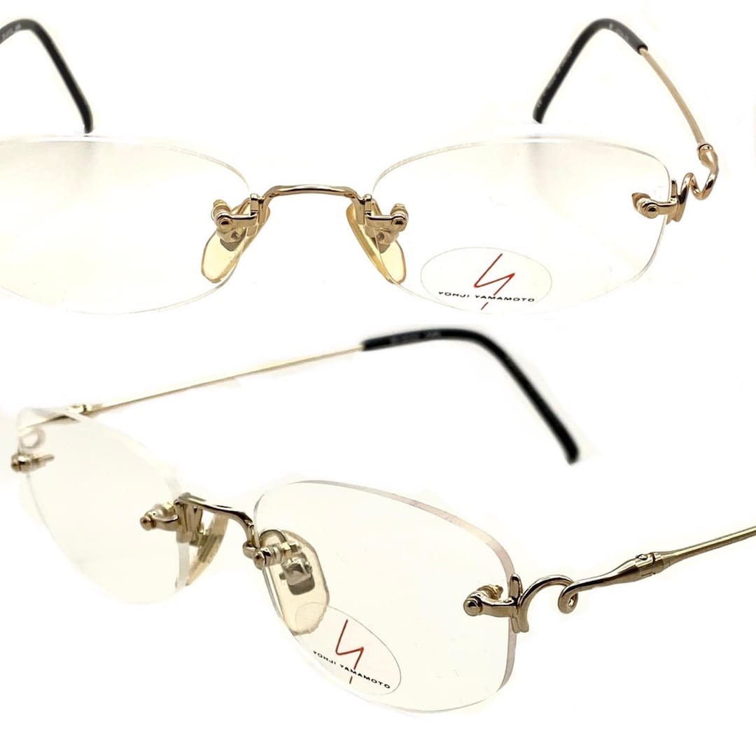 yohji-yamamoto-51-8102-avant-garde-gold-plated-rimless-glasses-frames