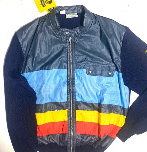 Navigare Vintage Sailor / Mariner Knitted Zip up Jumper / Jacket