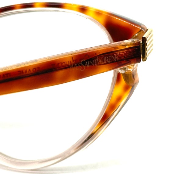 Yves Saint Laurent 5005 brown tortoise acetate ca… - image 4
