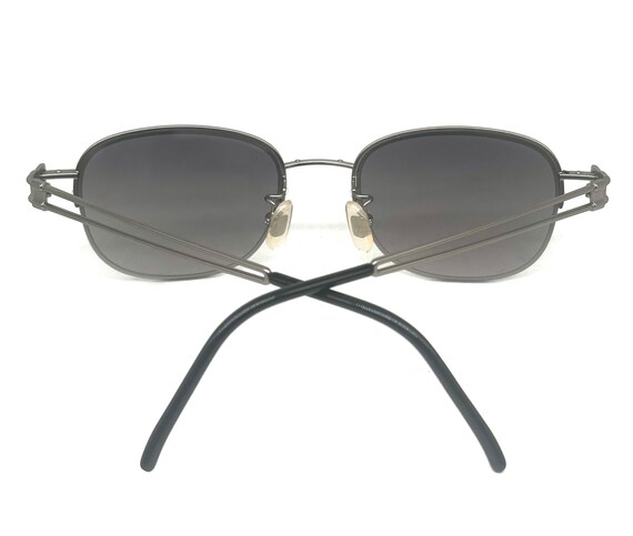 Yohji yamamoto 51-6110 square steampunk sunglasse… - image 4