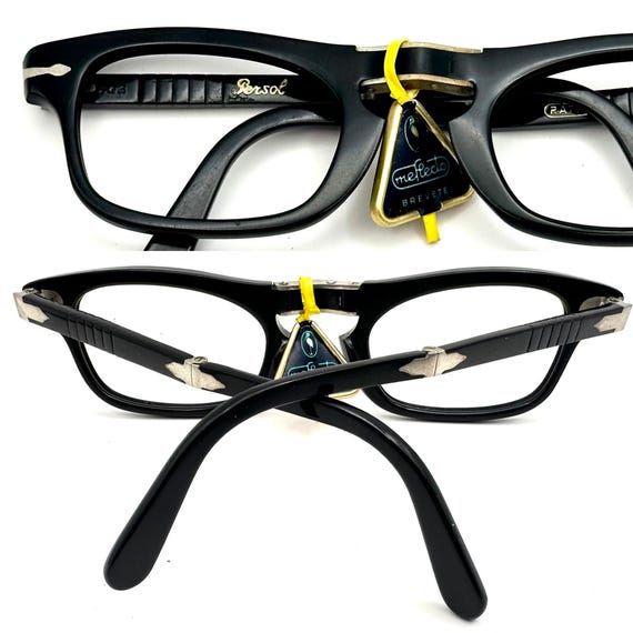 Persol 803 folding black cello rectangular frames… - image 3