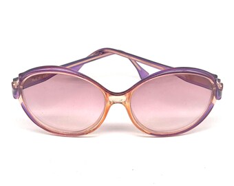 Lanvin Paris SLB 16 147 Clear Purple Frame Luxury Oversize